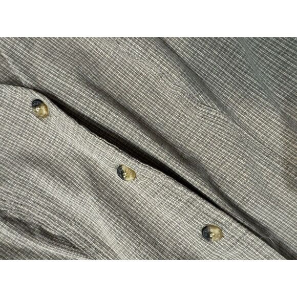 Vintage 80's Retro Gloria Vanderbilt Midi Button Front Tan Dress S Small Womens - Picture 6 of 7